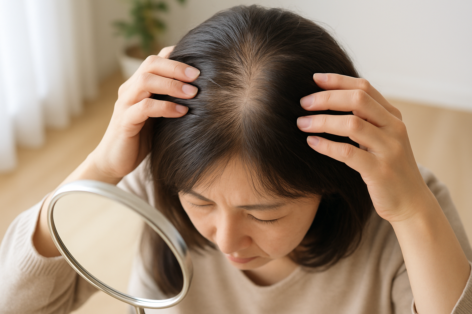 SOKOKARA結崎院 - 更年期世代の女性の分け目・髪のボリュームの変化